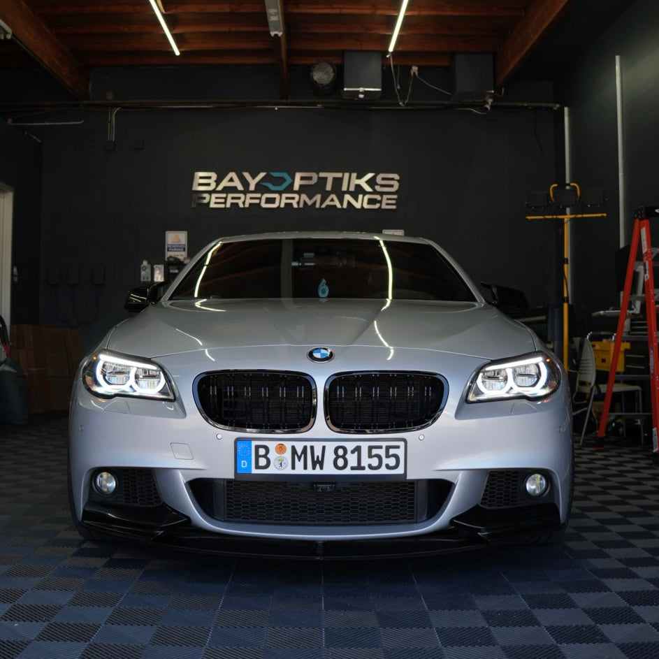 BMW F10 5 Series M5 LCI Style CSL Yellow/White DRL Headlights 2011–2017