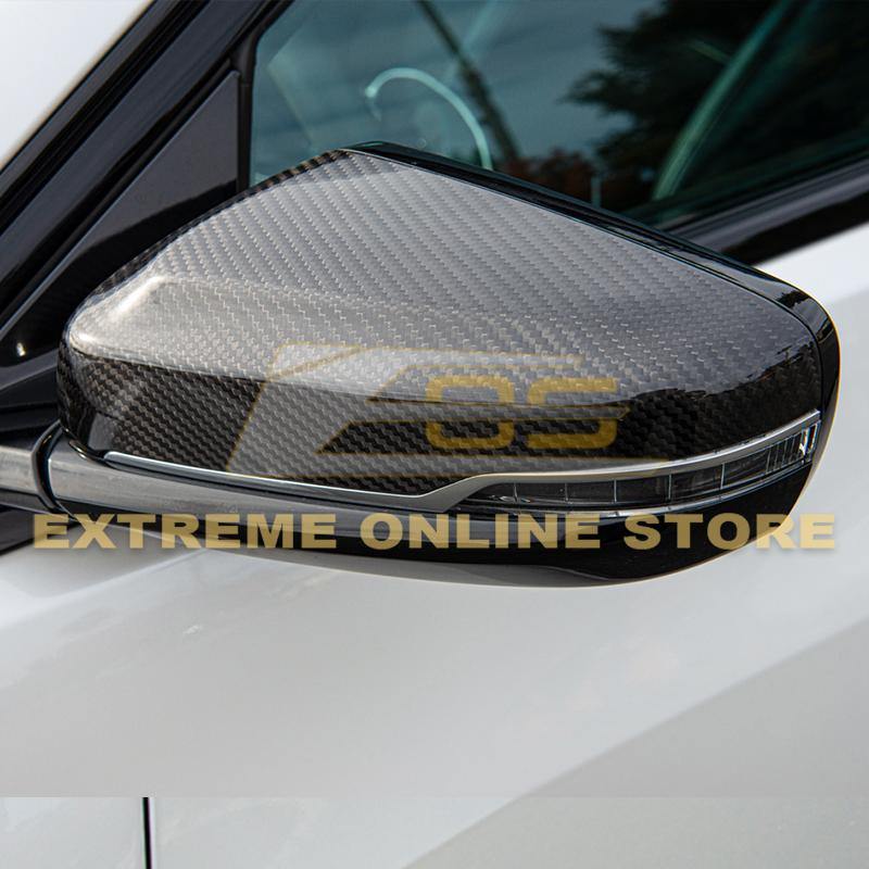 2016-19 Cadillac CTS | CTS-V Carbon Fiber Mirror Covers - Extreme Online Store