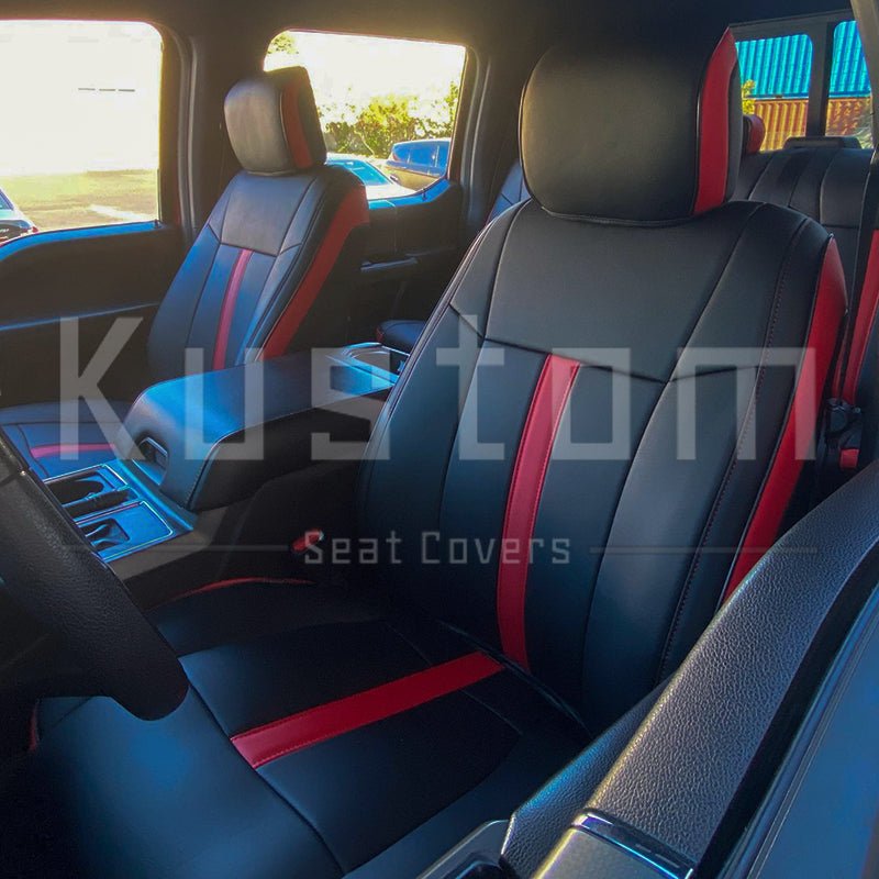 2015-20-ford-f-150-15-22-f-250-f-350-custom-interior-seat-coversGenuine Leather (Custom Order)