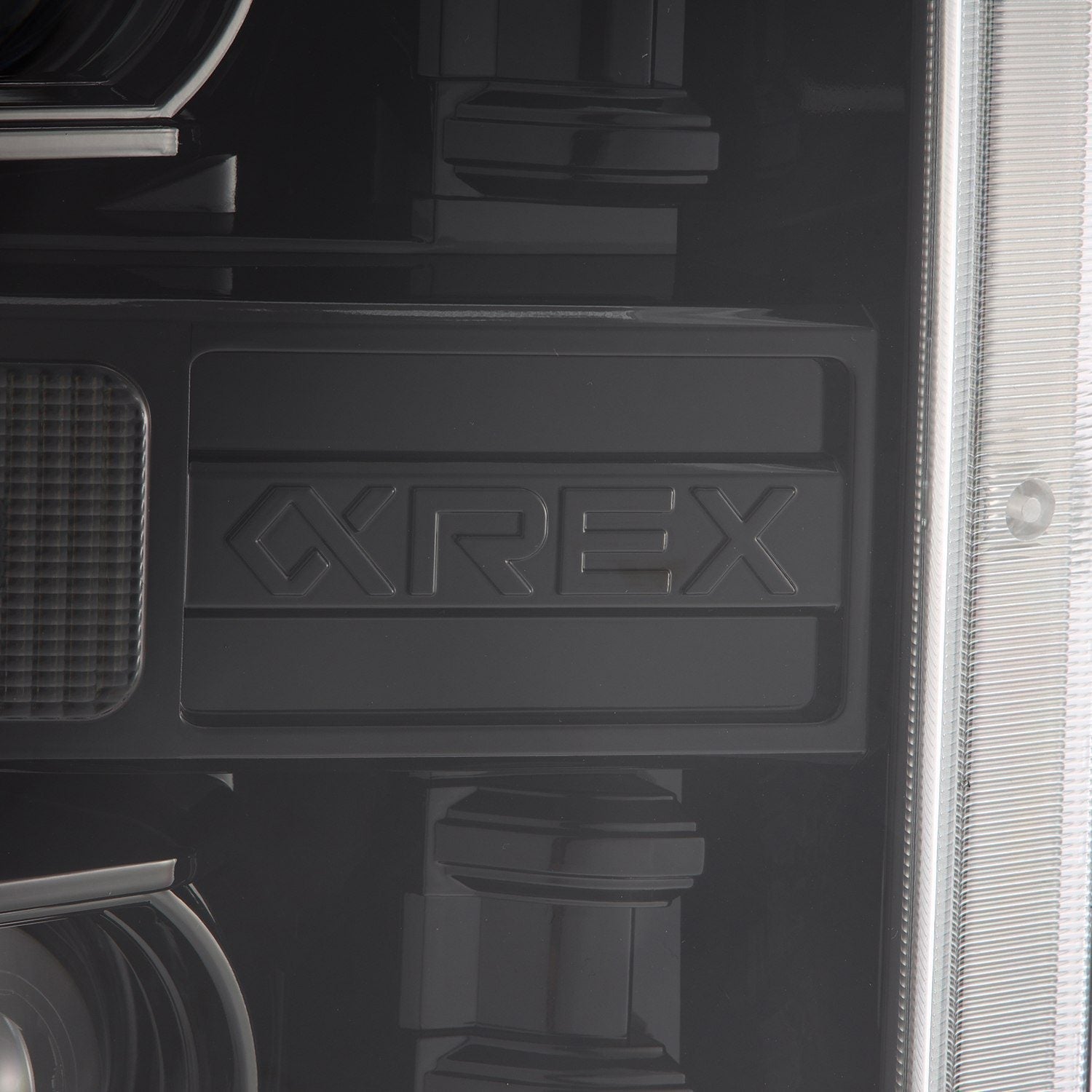 08-10 Ford Super Duty/Excursion LUXX-Series LED Projector Headlights Alpha-Black | AlphaRex