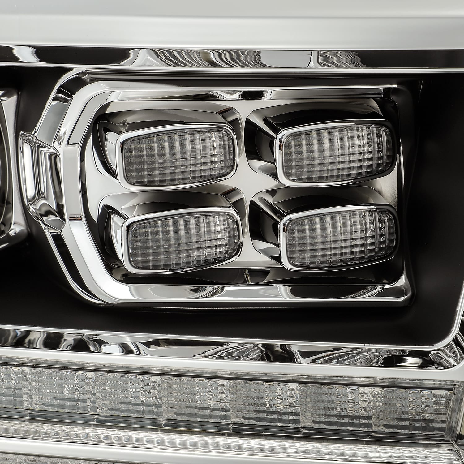 09-18 Ram Truck LUXX-Series (5th Gen 2500 Style) LED Projector Headlights Black | AlphaRex
