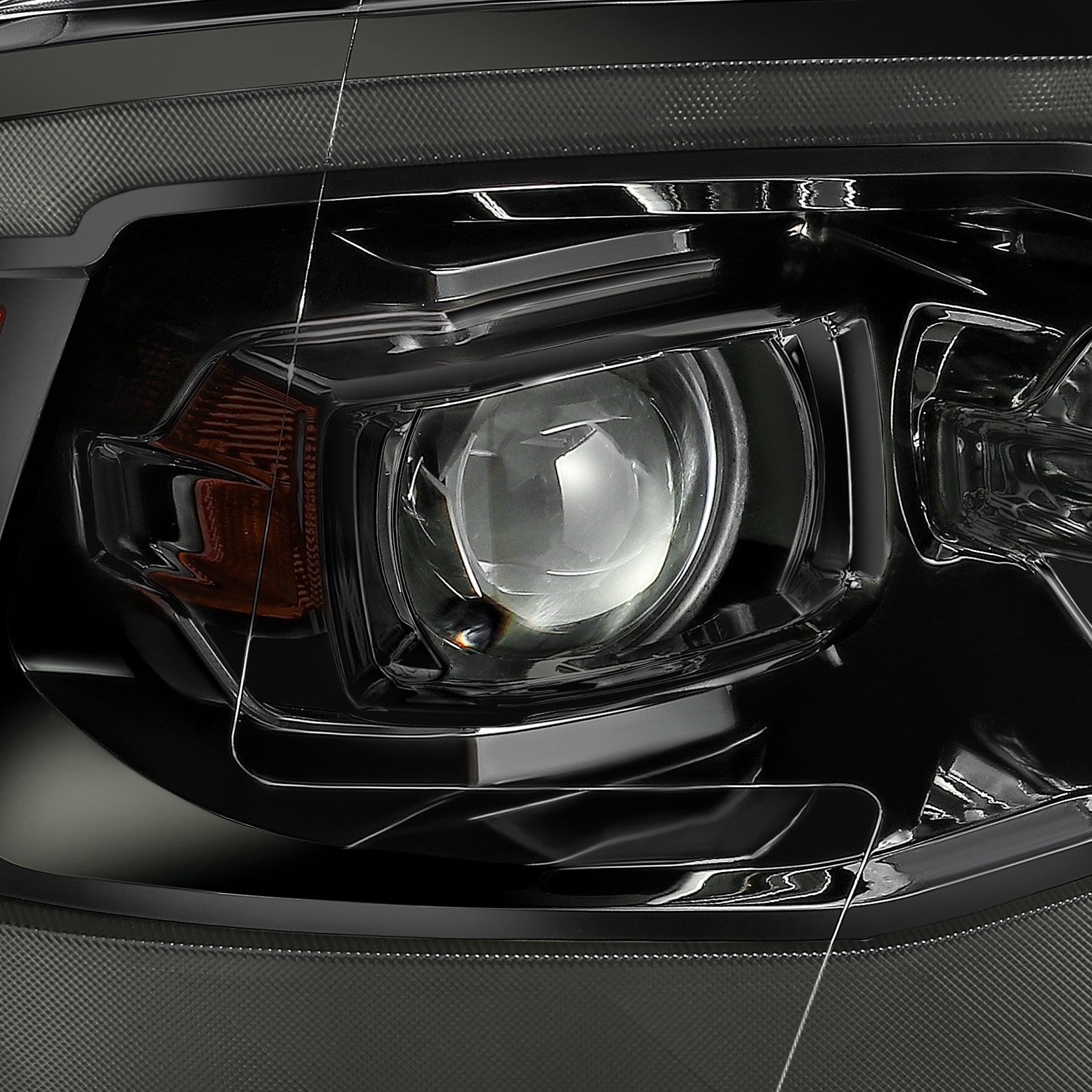 09-18 Ram Truck LUXX-Series LED Projector Headlights Alpha-Black | AlphaRex