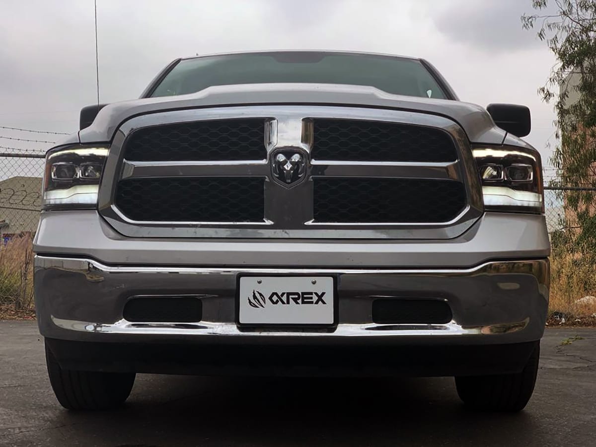 09-18 Ram Truck LUXX-Series LED Projector Headlights Alpha-Black | AlphaRex