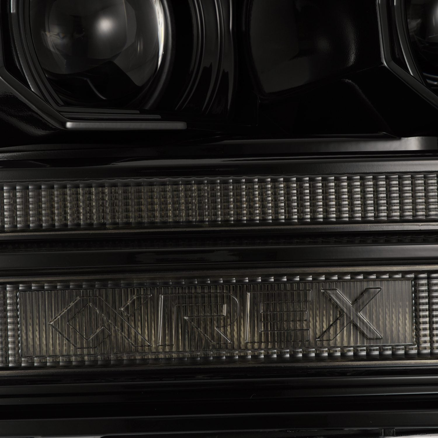 09-18 Ram Truck (MK II 5th Gen 2500 Style) LUXX-Series LED Projector Headlights Alpha-Black | AlphaRex