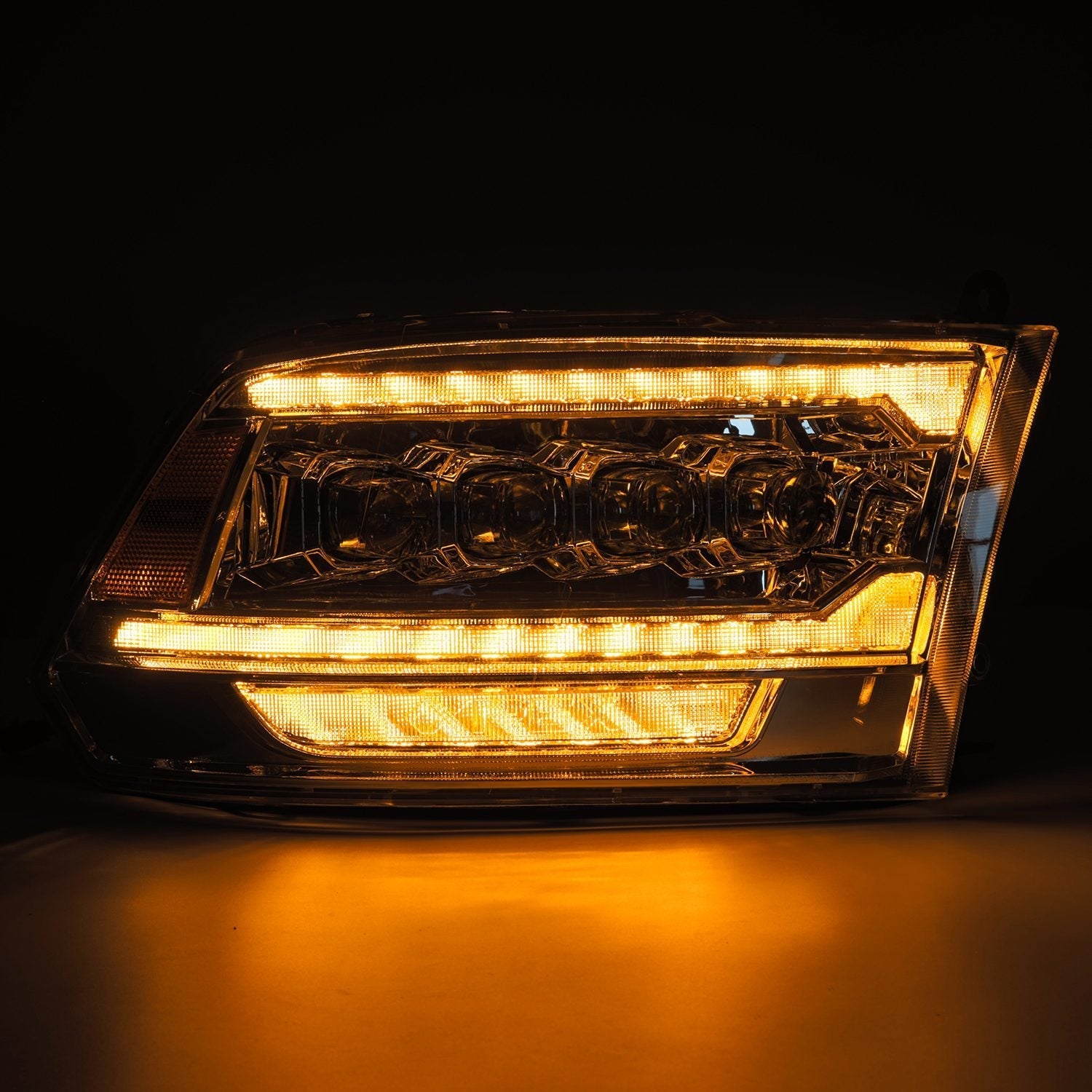 09-18 Ram Truck (MK II 5th Gen 2500 Style) NOVA-Series LED Projector Headlights Chrome | AlphaRex