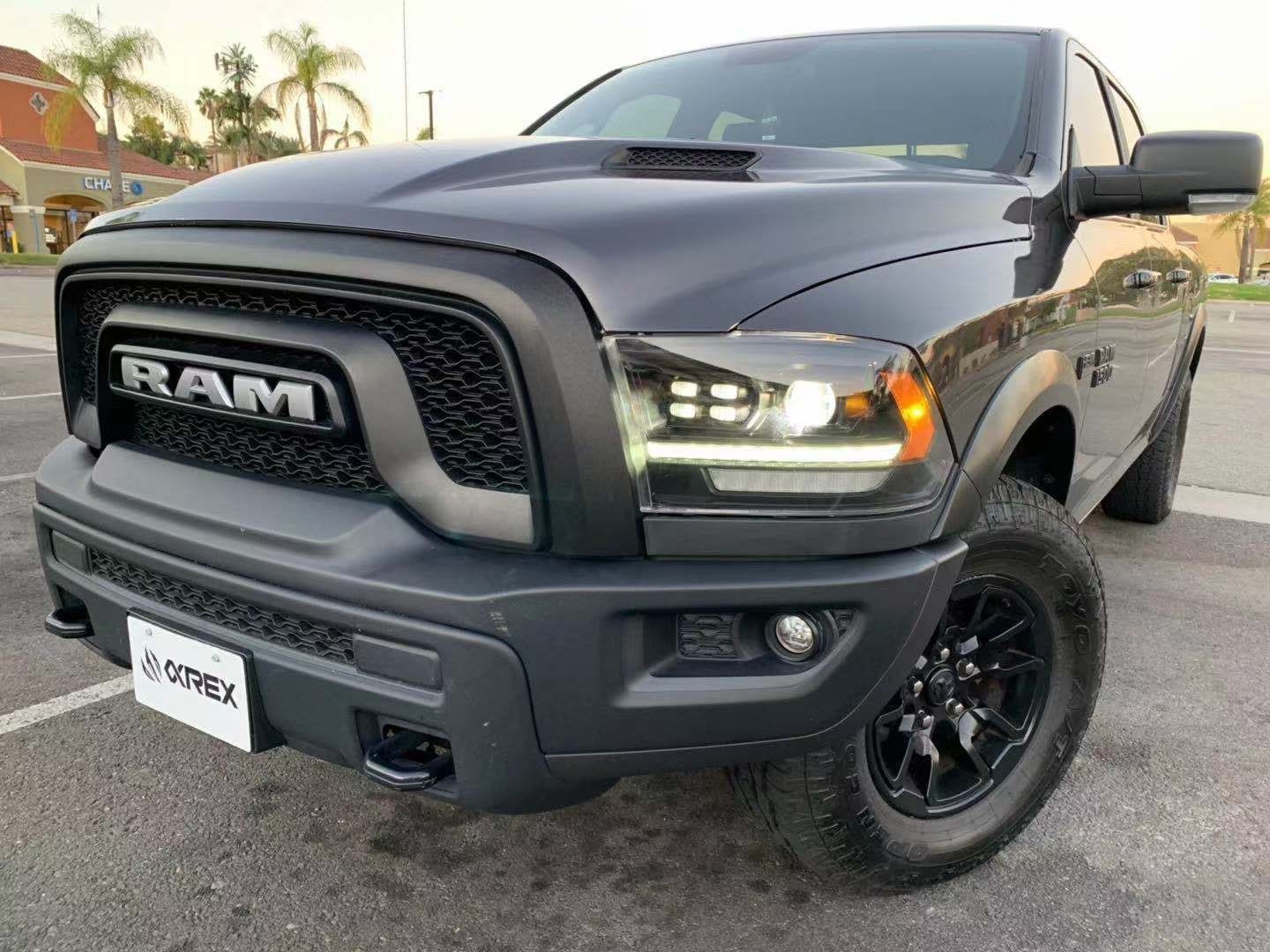 09-18 Ram Truck PRO-Series (5th Gen 2500 Style) Projector Headlights Alpha-Black | AlphaRex