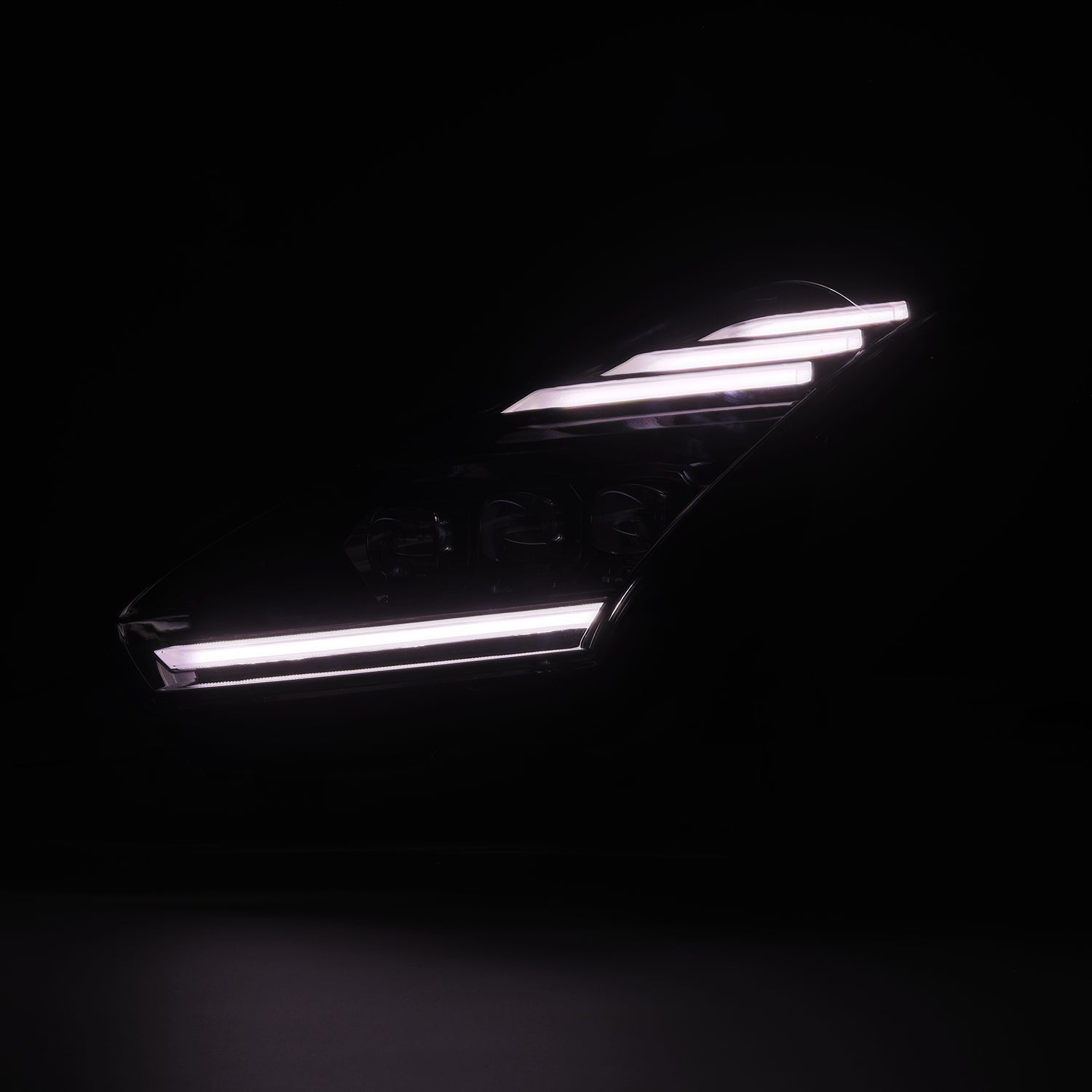 09-25 Nissan GT-R NOVA-Series LED Projector Headlights Alpha-Black | AlphaRex