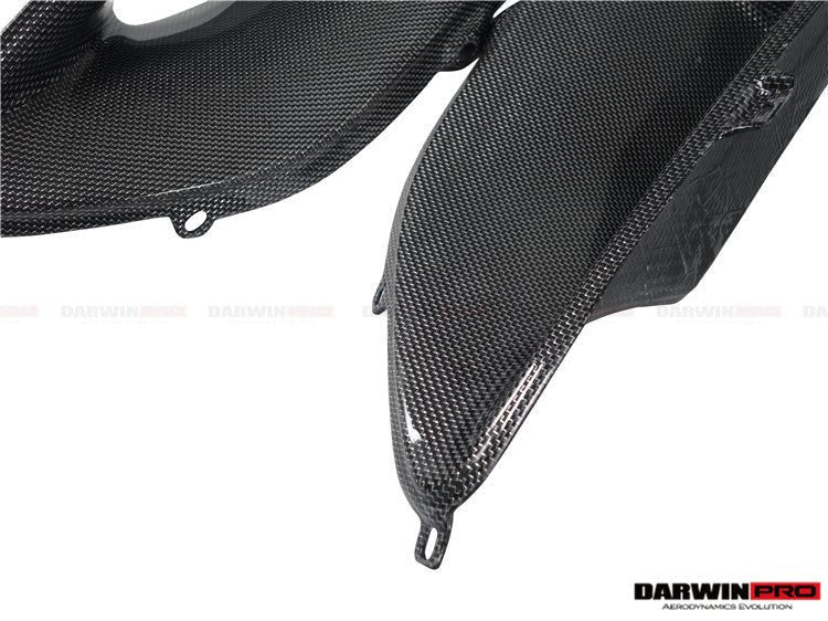 2015 - 2020 Ferrari 488 GTB/Spyder Dry Carbon Fiber Rear Light Satellite Covers