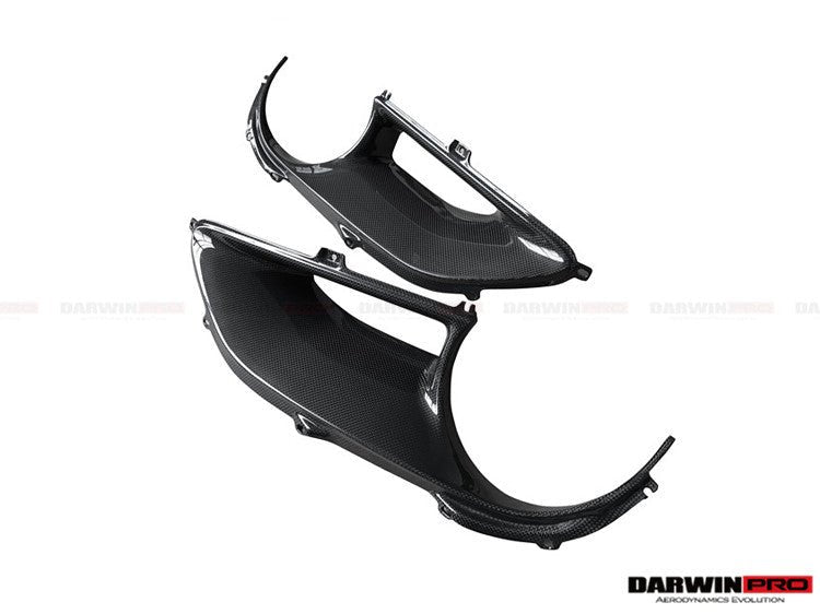 2015 - 2020 Ferrari 488 GTB/Spyder Dry Carbon Fiber Rear Light Satellite Covers