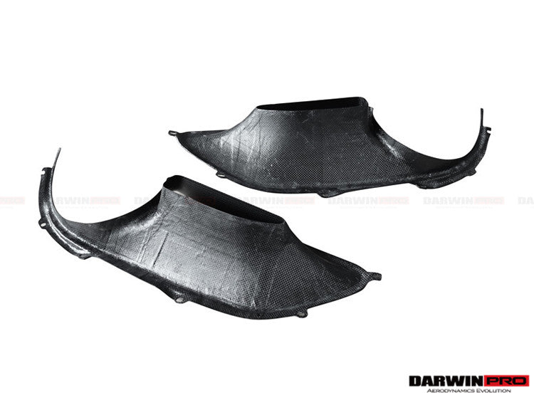 2015 - 2020 Ferrari 488 GTB/Spyder Dry Carbon Fiber Rear Light Satellite Covers