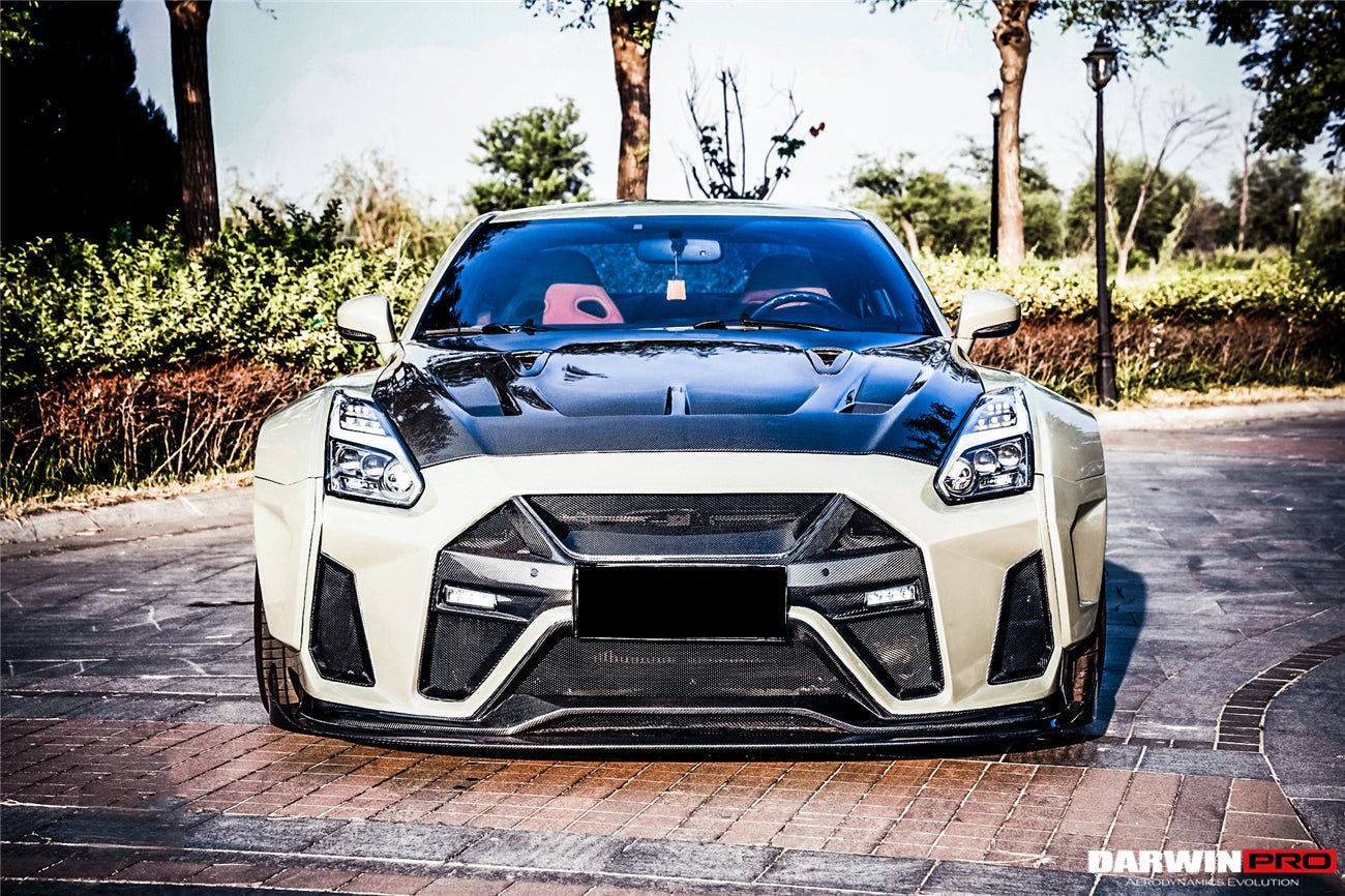 2008 - 2022 Nissan GTR R35 CBA & DBA & EBA BKSSII Style Carbon Fiber Hood