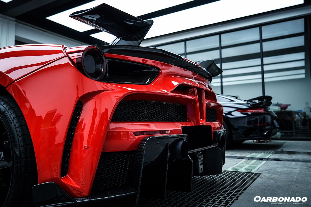 2015 - 2020 Ferrari 488 GTB/Spyder MSY Style Rear Bumper