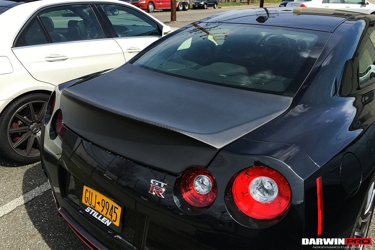 2008 - 2022 Nissan GTR R35 CBA/DBA/EBA DLK Style Carbon Fiber Trunk