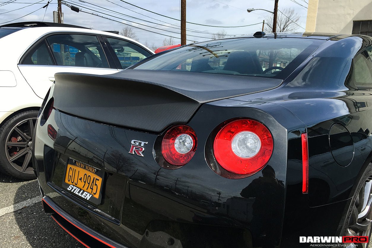 2008 - 2022 Nissan GTR R35 CBA/DBA/EBA DLK Style Carbon Fiber Trunk