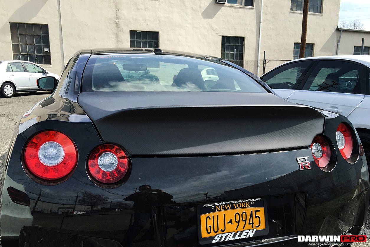 2008 - 2022 Nissan GTR R35 CBA/DBA/EBA DLK Style Carbon Fiber Trunk