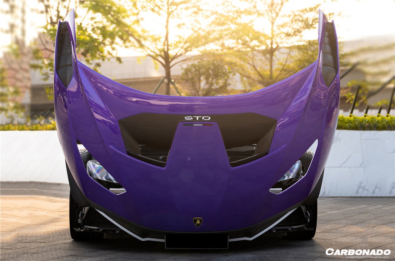 2021 - 2025 Lamborghini Huracan STO Dry Carbon Fiber Hood Vents