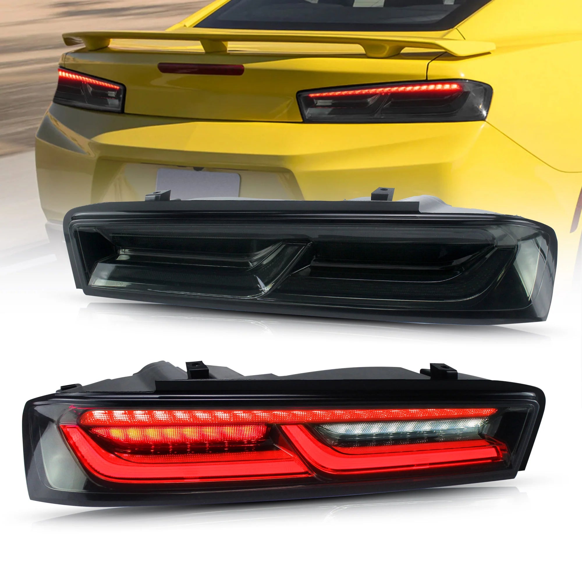 Chevrolet Camaro W/ Sequential Turn Signal (Red) LED Taillights 2016 - 2018