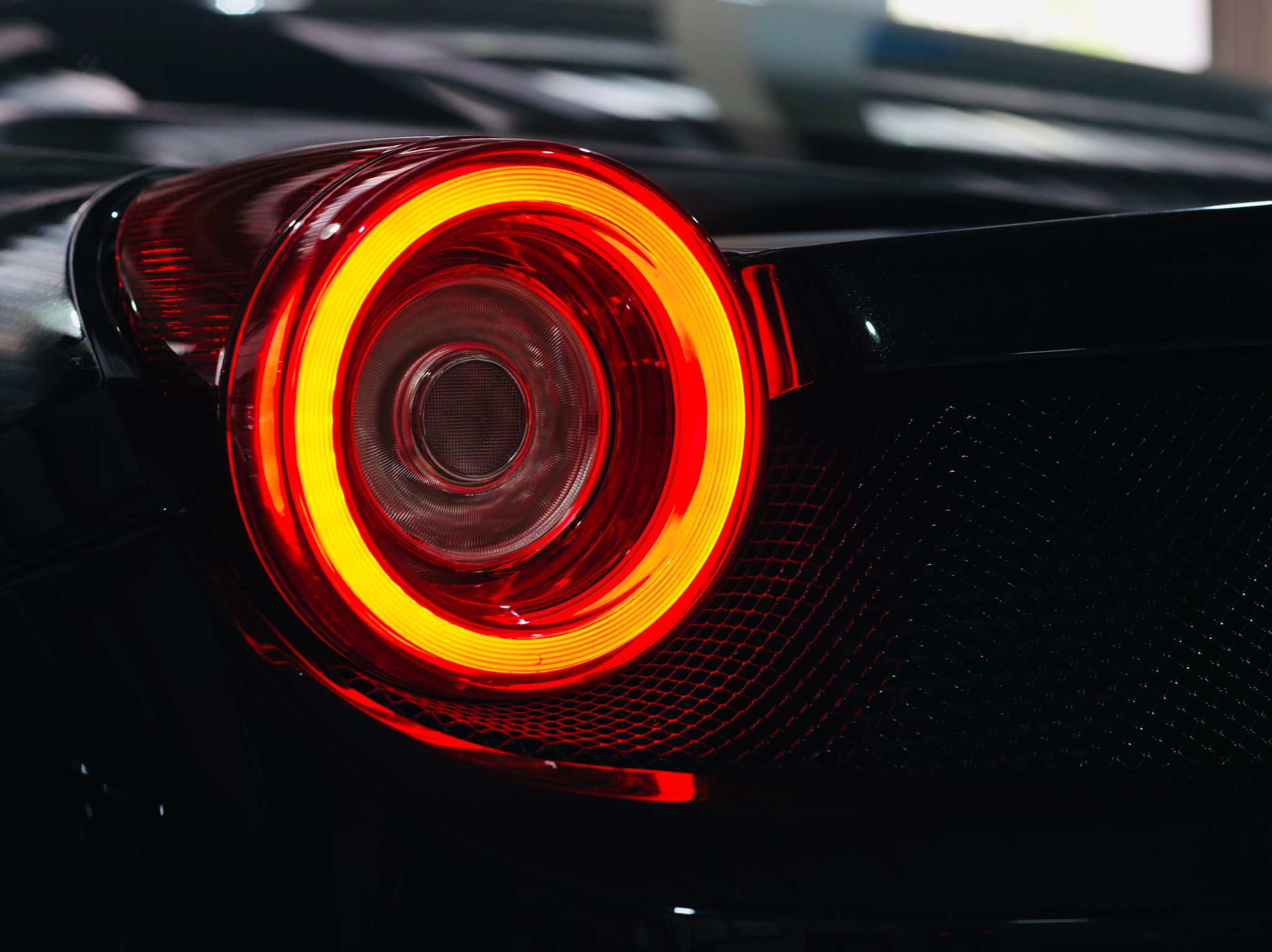 10-15 Ferrari 458 NOVA-Series Prismatic LED Tail Lights Smoke | AlphaRex