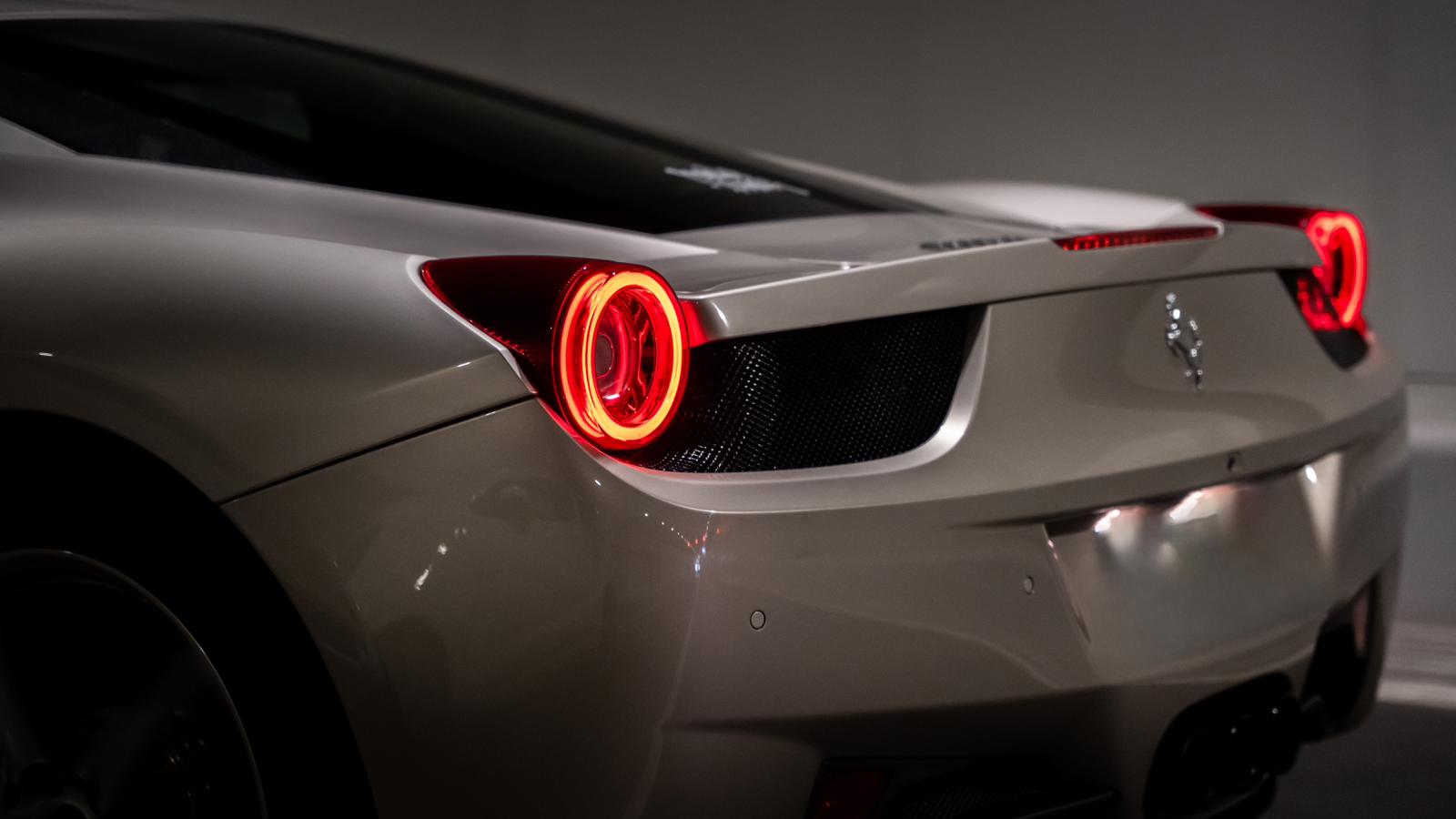 10-15 Ferrari 458 NOVA-Series Prismatic LED Tail Lights Smoke | AlphaRex