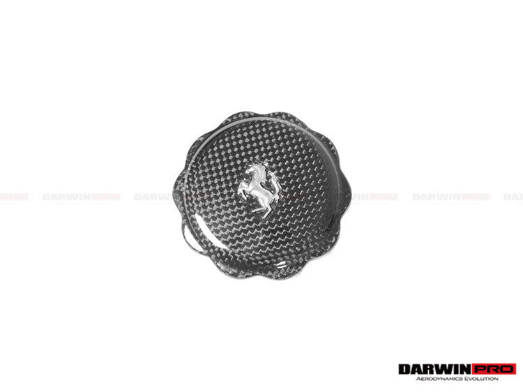 2010 - 2023 Ferrari (ALL MODELS) Dry Carbon Fiber Oil Cap cover