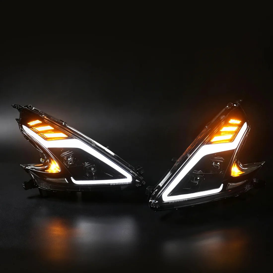 Nissan 370Z Fairlady Z Z34 RGB LED Headlights with App Control 2008-2020