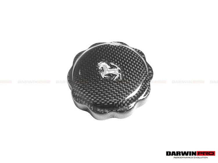 2010 - 2023 Ferrari (ALL MODELS) Dry Carbon Fiber Oil Cap cover