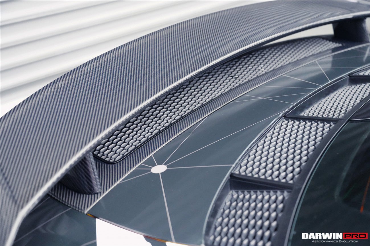 2016 - 2019 Audi R8 GEN2 V10 PLUS Coupe ONLY GT Style Carbon Fiber Trunk Wing with Base