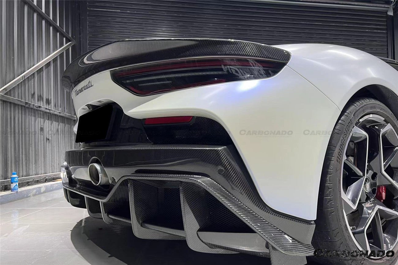2020 - 2024 Maserati MC20 SVD Style Dry Carbon Fiber Rear Ducktail Spoiler