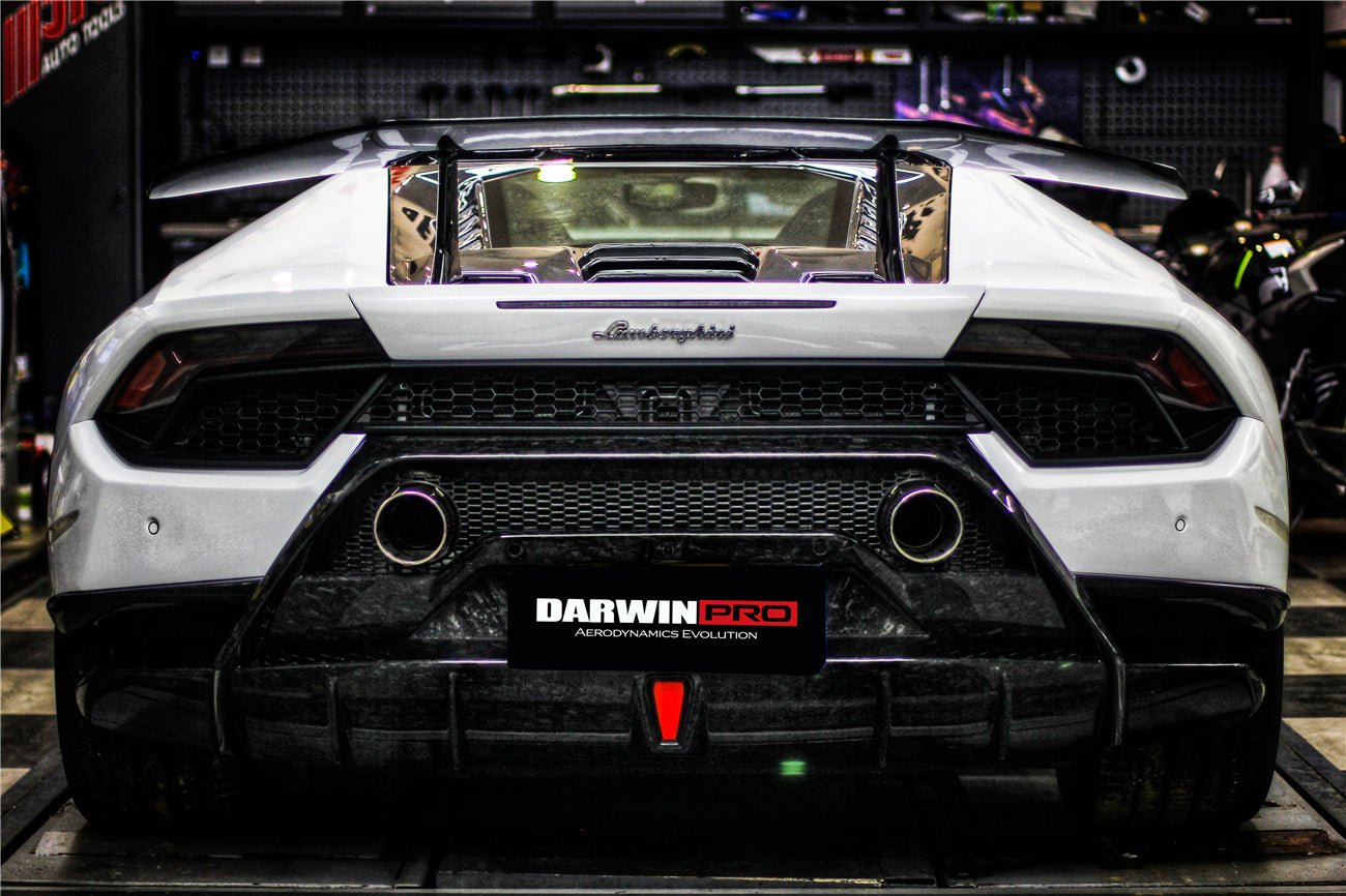 2015 - 2020 Lamborghini Huracan LP610 & LP580 Performante Style Partial Carbon Rear Bumper