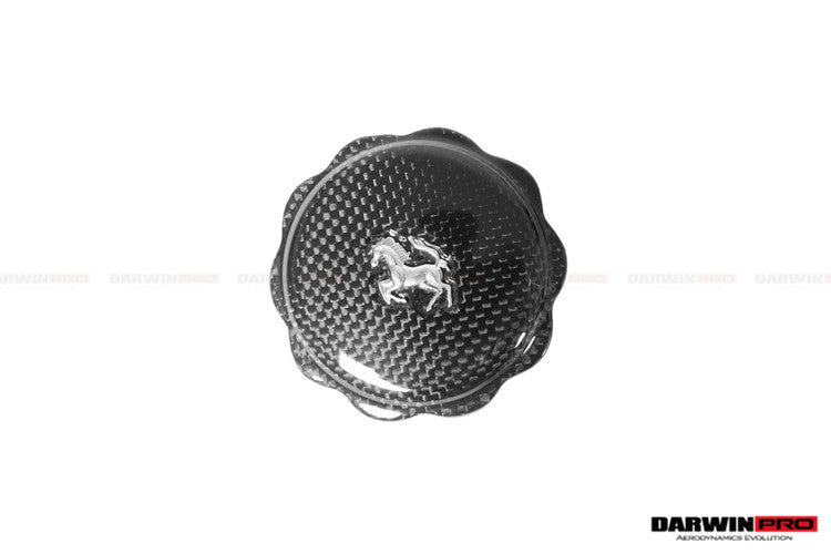 2010 - 2023 Ferrari (ALL MODELS) Dry Carbon Fiber Oil Cap cover