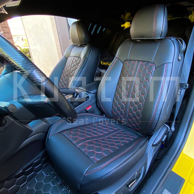 2015-23 Ford Mustang S550 Coupe Genuine Leather Seat Covers