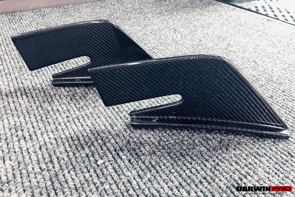 2009 - 2014 Ferrari California BKSS Style Carbon Fiber Rear Diffuser Canards