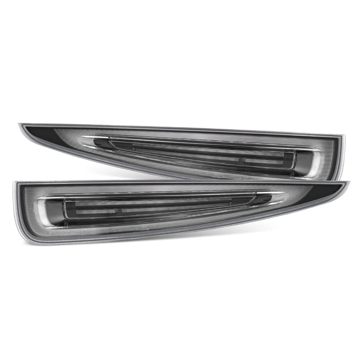 Porsche 911 991.1 NOVA-Series Prismatic LED Tail Lights Black Clear 2012-2016