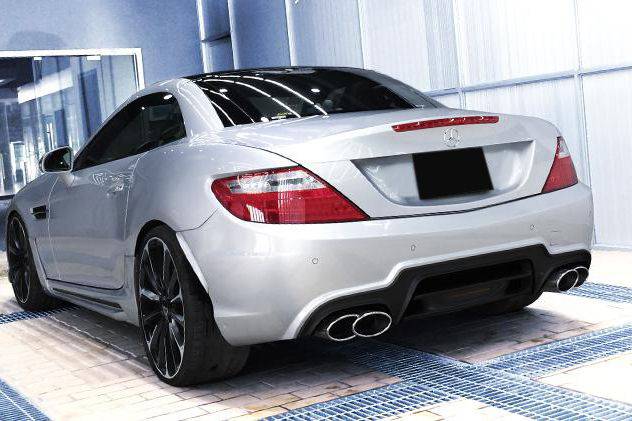 2011-2015 Mercedes Benz SLK CLASS R172 WD Style Rear Bumper - Carbonado