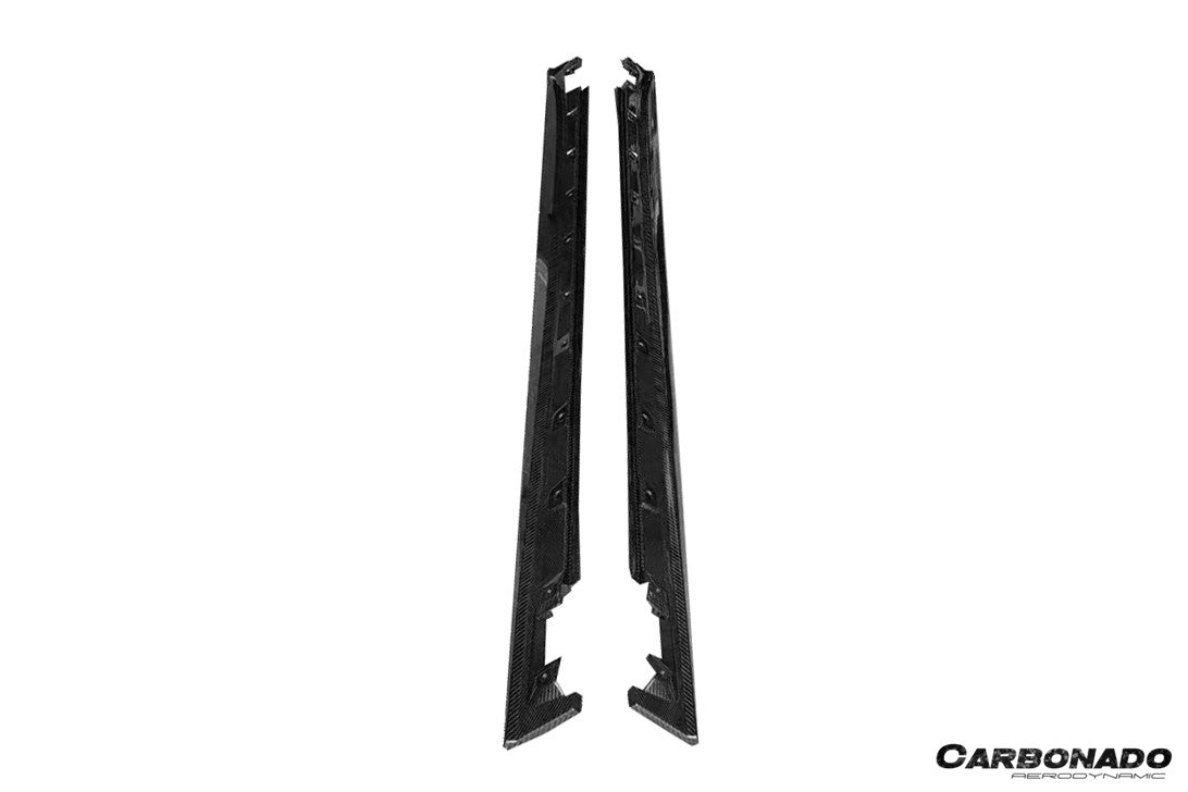 Bentley Flying Spur OEM Style Autoclave Carbon Fiber Side Skirts 2020-2024