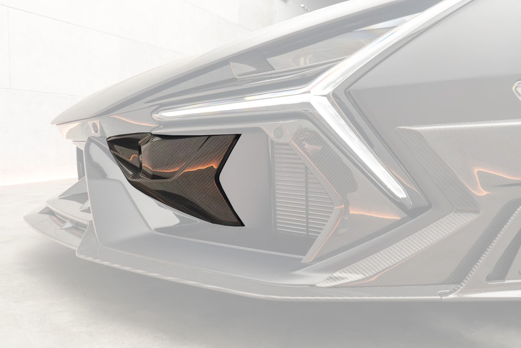 Lamborghini Revuelto LB744 MSY Style Autoclave Carbon Fiber Front Radar Covers 2024-Up