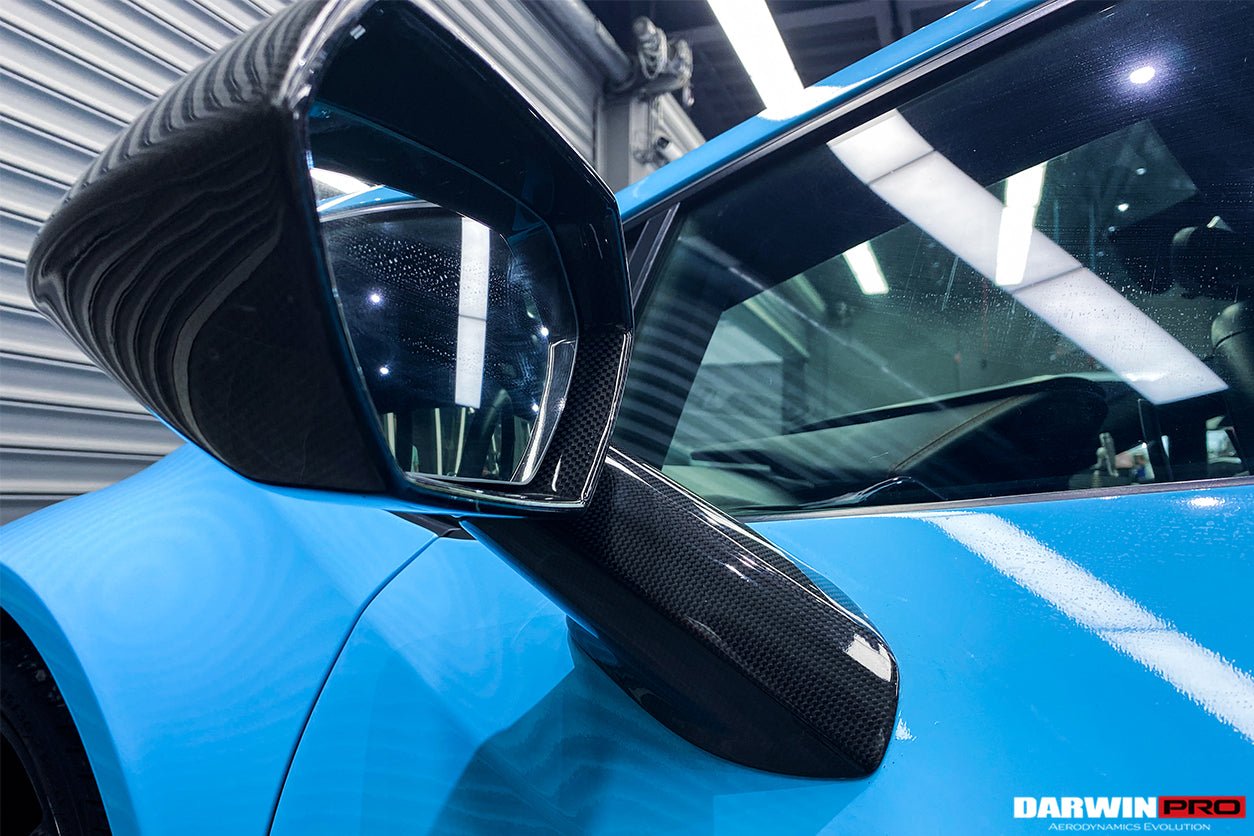 2015 - 2023 Lamborghini Huracan LP610 & LP580 & EVO & STO & PERFORMANTE Autoclave Carbon Fiber Mirror Housing Repalcement
