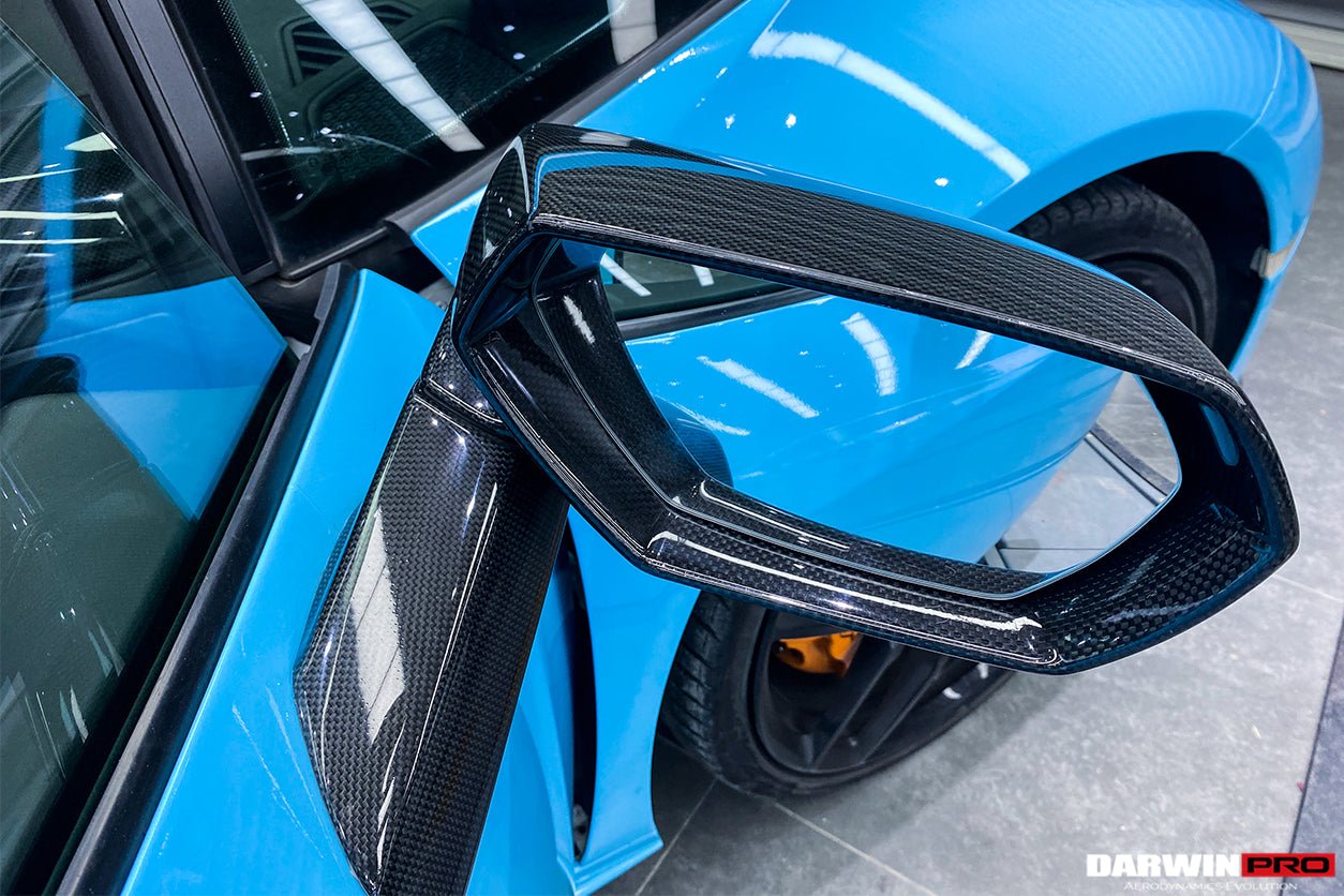 2015 - 2023 Lamborghini Huracan LP610 & LP580 & EVO & STO & PERFORMANTE Autoclave Carbon Fiber Mirror Housing Repalcement