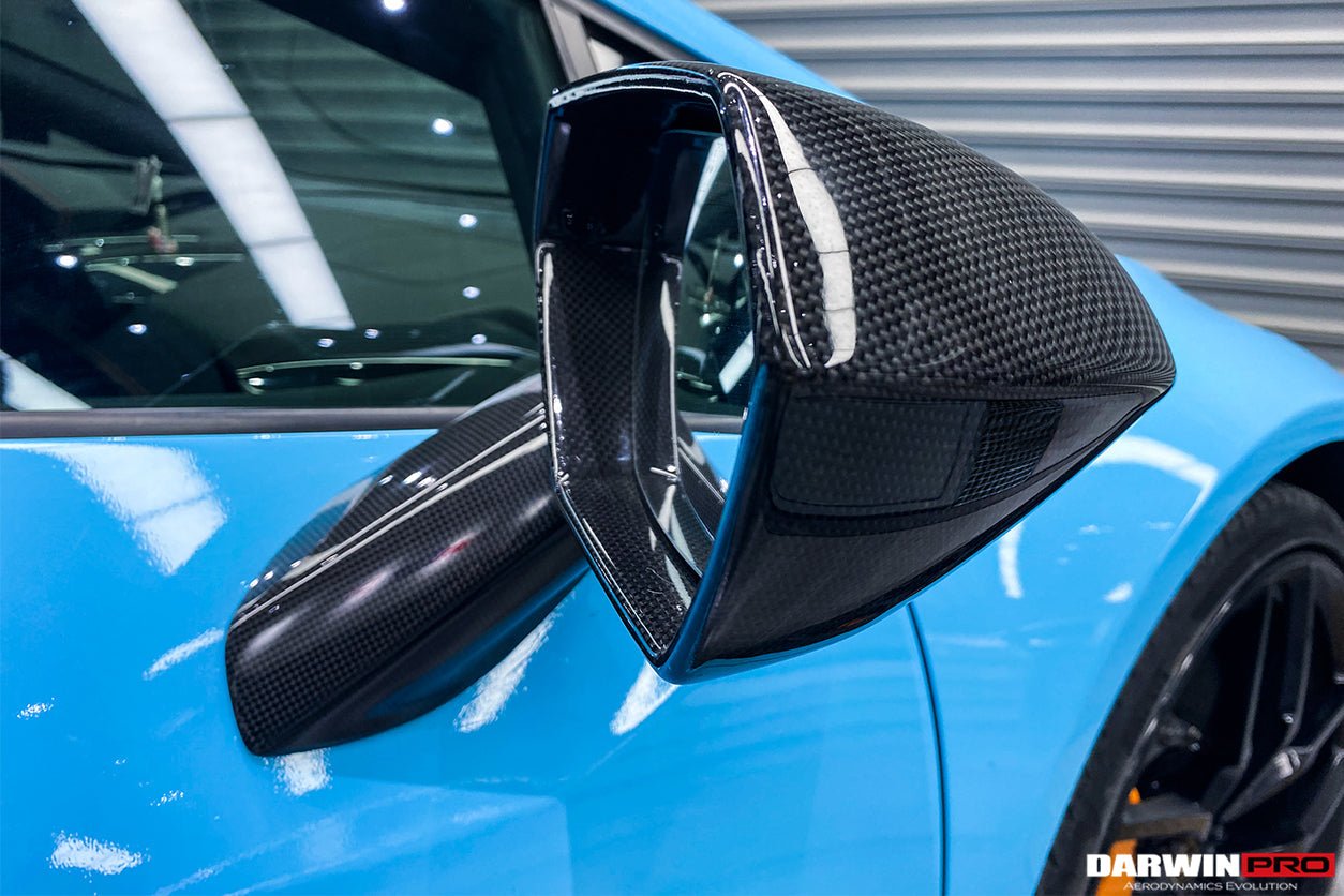 2015 - 2023 Lamborghini Huracan LP610 & LP580 & EVO & STO & PERFORMANTE Autoclave Carbon Fiber Mirror Housing Repalcement