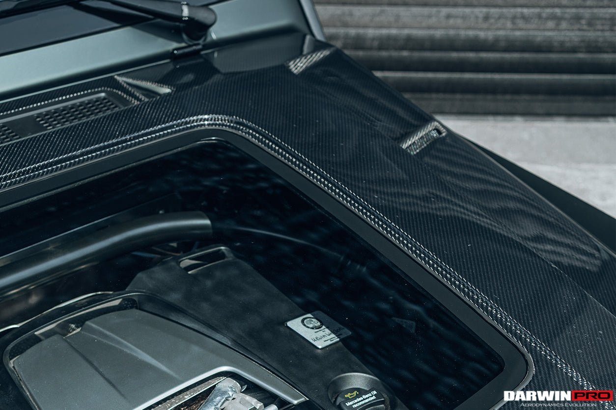 2019 - 2023 Mercedes Benz W464 G-Class G Wagon G500 & G550 & G63AMG IMP Performance Partial Carbon Fiber Hood
