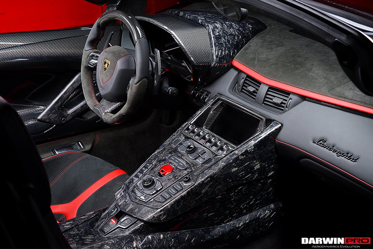 2011-2016 Lamborghini Aventador Carbon Fiber Screen Surround Panel