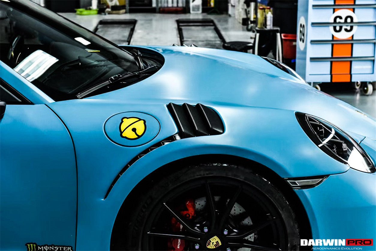 2016 - 2019 Porsche 911 991.2 Carrera /Targa 4/4S GT2RS Style Partial Carbon Fiber Fender