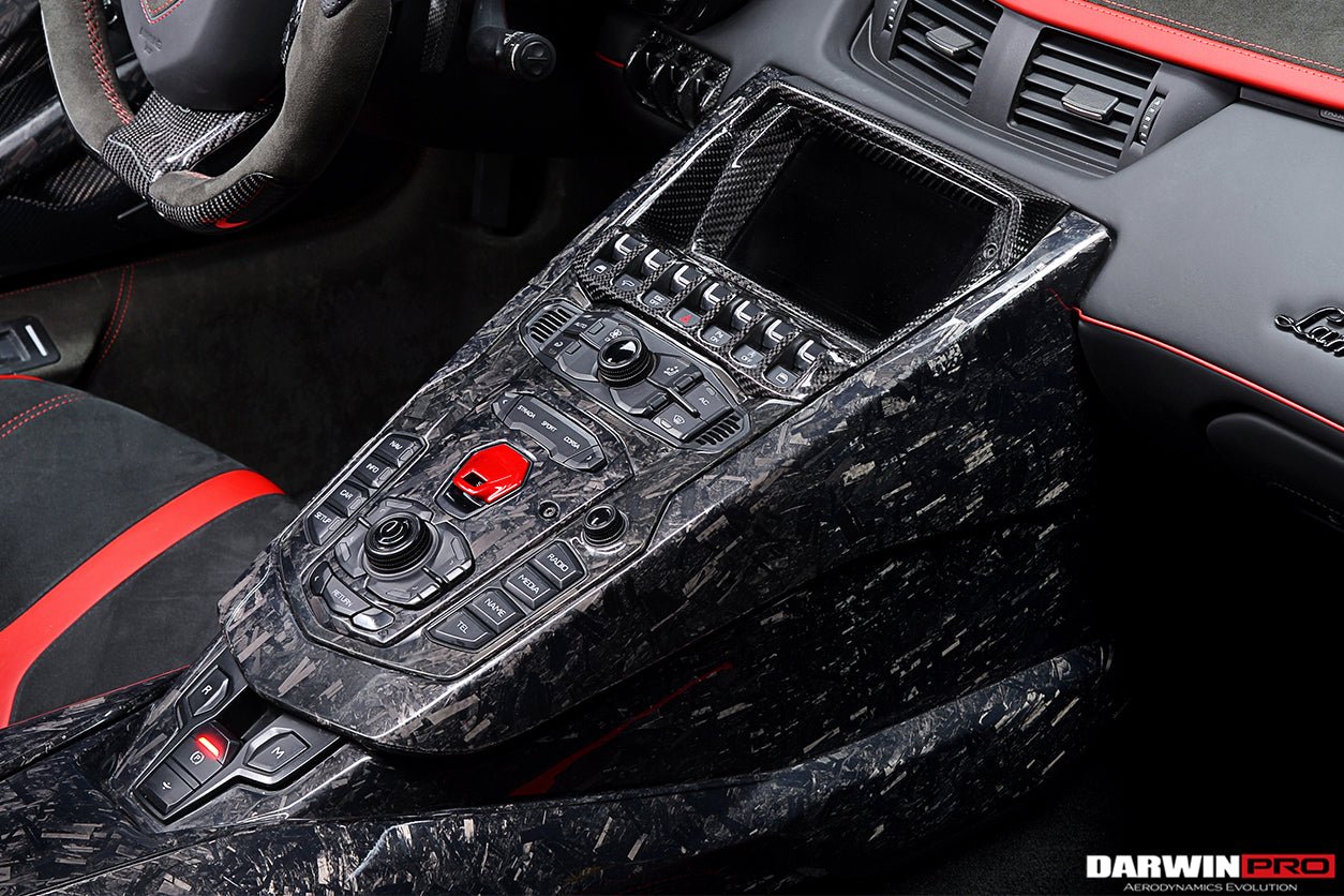 2011 - 2016 Lamborghini Aventador LP700 Coupe/Roadster Dry Carbon Fiber Centre Console Surround