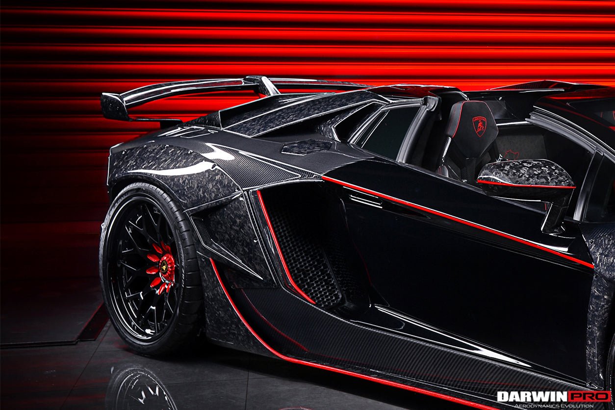 2013 - 2016 Lamborghini Aventador LP700 LP740 Roadster Carbon Fiber Rear Intake Panel