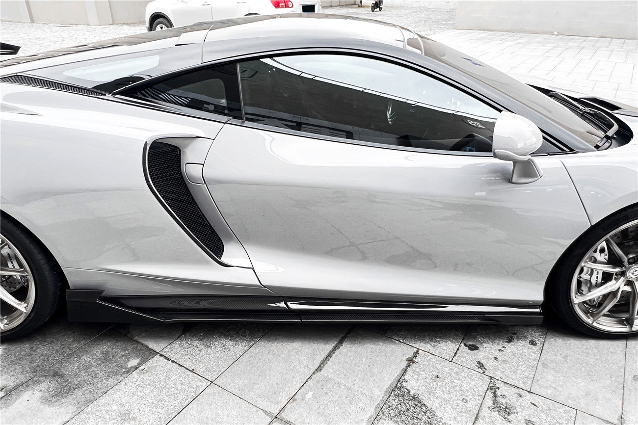 2020 - 2023 McLaren GT WP Style Dry Carbon Fiber Side Skirts