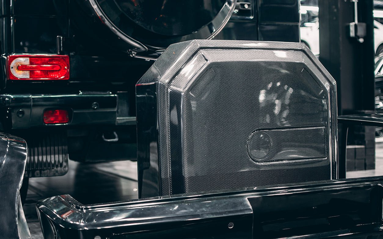 2006 - 2018 Mercedes Benz W463 G Class Wagon IMP Performance Carbon Fiber Spare Wheel Tire