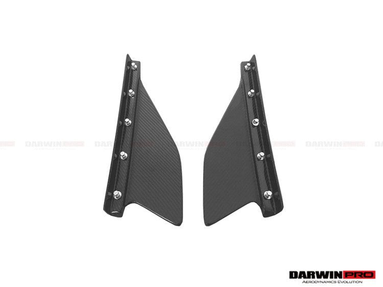 2013 - 2015 Ferrari 458 Speciale Carbon Fiber Side Skirt Canards