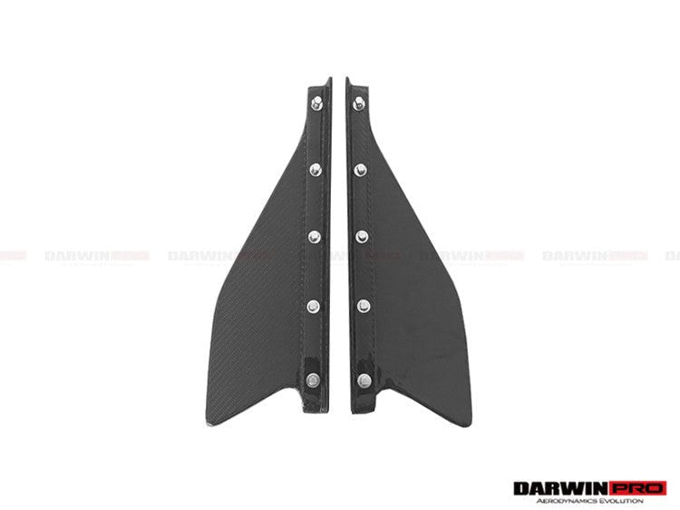 2013 - 2015 Ferrari 458 Speciale Carbon Fiber Side Skirt Canards