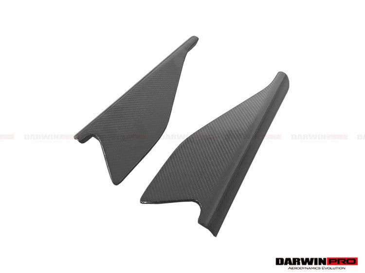 2013 - 2015 Ferrari 458 Speciale Carbon Fiber Side Skirt Canards