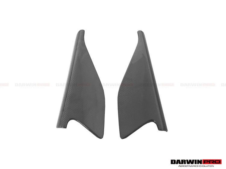 2013 - 2015 Ferrari 458 Speciale Carbon Fiber Side Skirt Canards